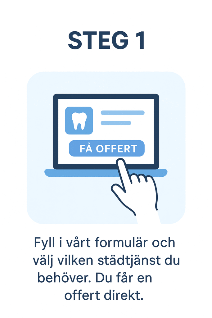 Förklaring hur man går tillväga för att få en offert.